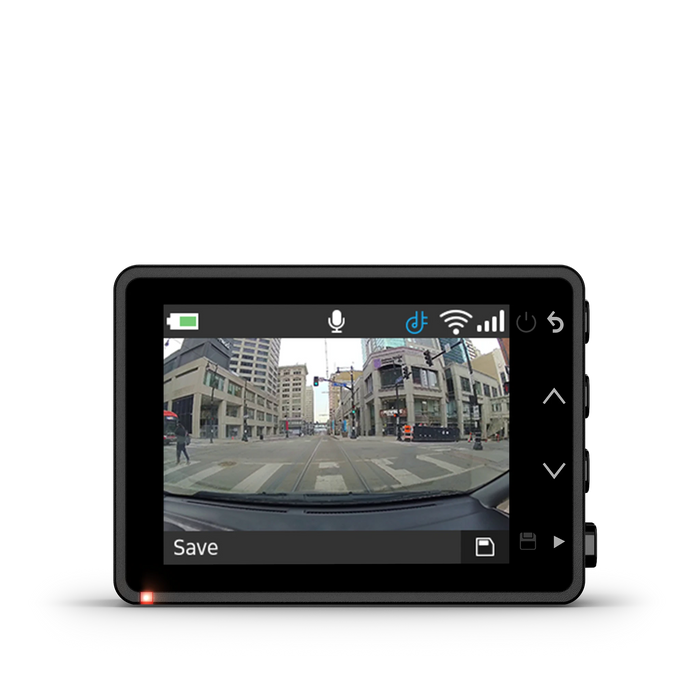 Dash Cam 47 with Voice Control 1080p HD Video and 140-Degree Field of View