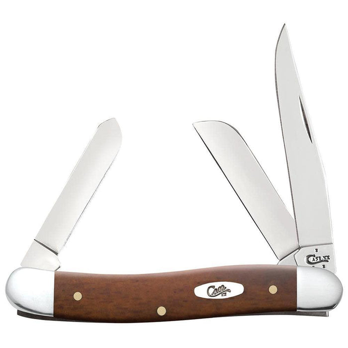 Smooth Chestnut Bone Medium Stockman Folding Pocket Knife with Tru-Sharp Steel