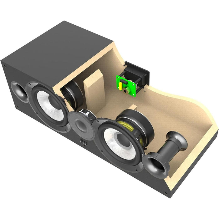 ELAC Debut 2.0 6.5" Center Speaker with MDF Cabinets for Home Theater Systems