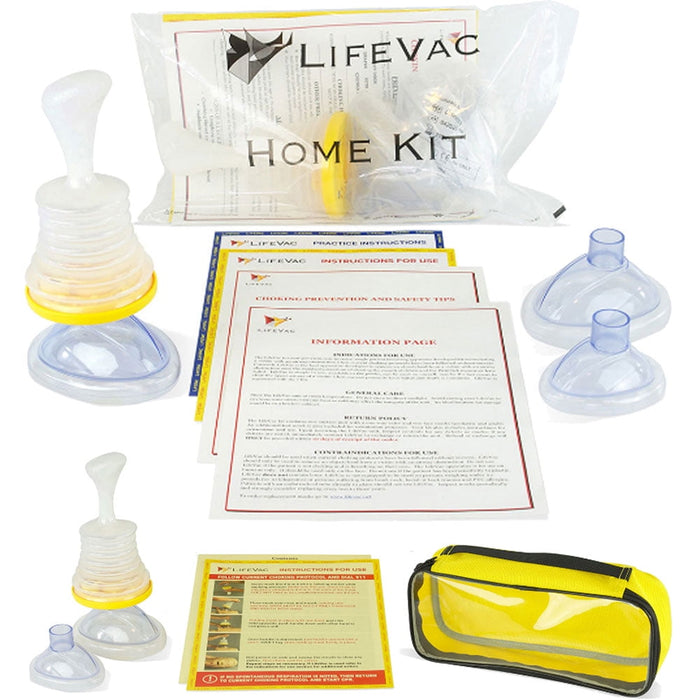 LifeVac - Portable Choking Rescue Device Home First Aid Kit for Adults and Children, 2 Pack