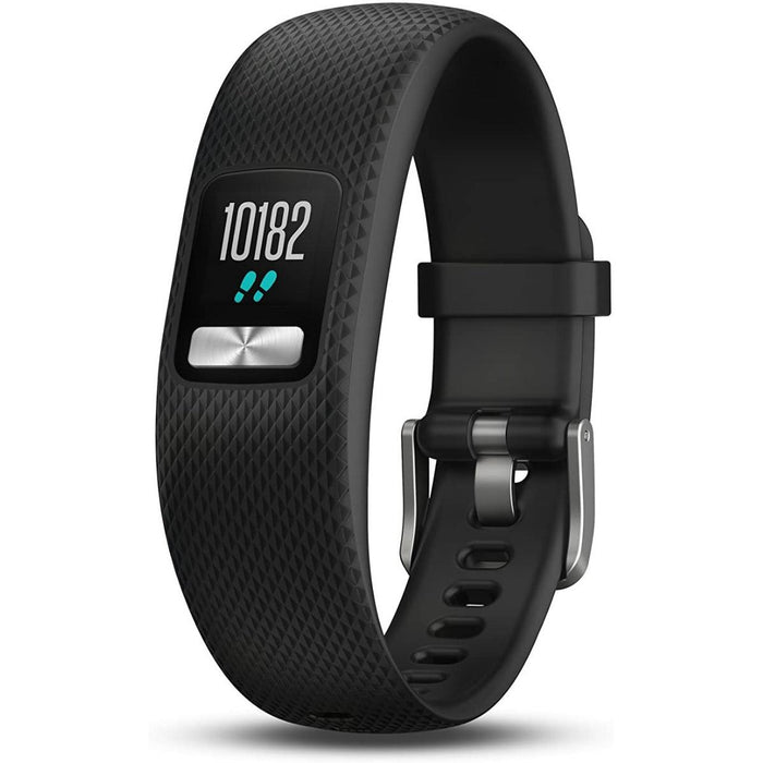 Vivofit 4 Fitness Activity Tracker with Customizable Color Display, Black