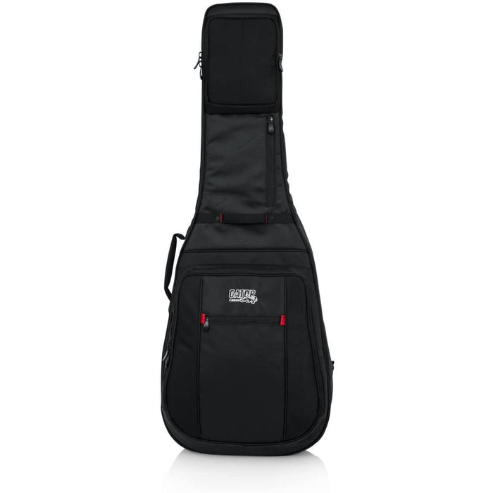 Gator Cases Pro-Go Series Acoustic Guitar Bag with Micro Fleece Interior and Removable Backpack Straps