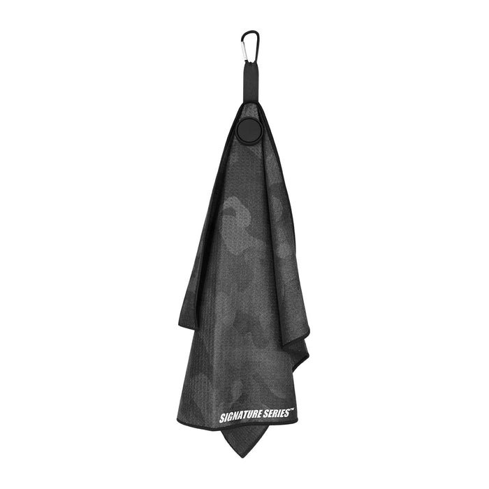 Signature Series Golf Towel with Magnetic Mount and Carabiner Clip