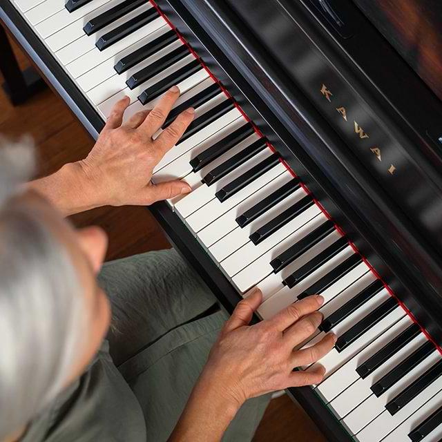 CA701 88-Keys Digital Concert Piano with 5" Full Color Touchscreen Display