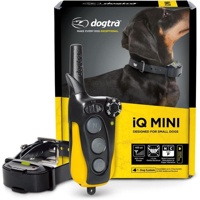 iQ Mini 400-Yards Range Remote Dog Training E-Collar | Great for Small Dogs