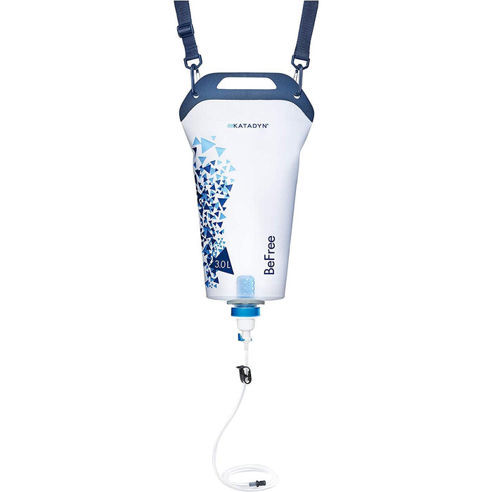 Katadyn Gravity BeFree 3.0L Water Filter, Fast Flow, EZ Clean Membrane, Clear