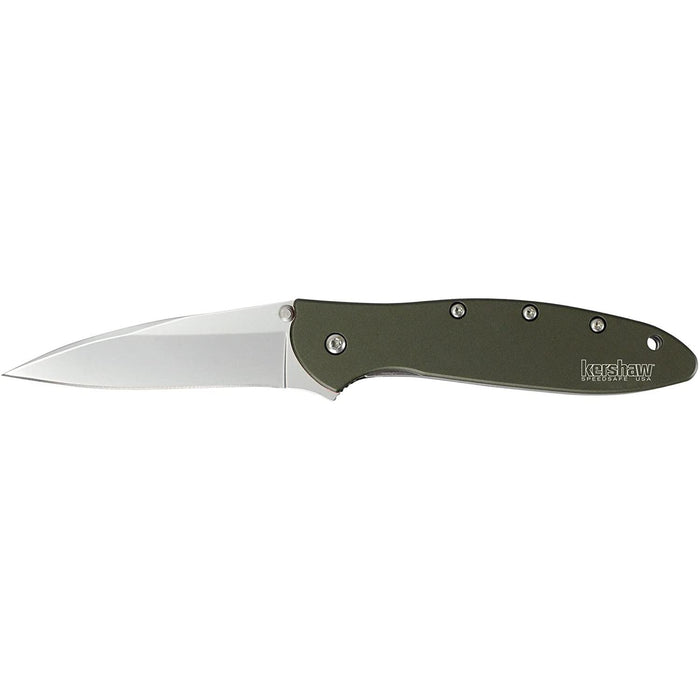 Kershaw - Leek - Olive SpeedSafe Assisted Opening Pocket Knife