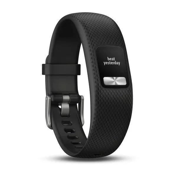 Vivofit 4 Fitness Activity Tracker with Customizable Color Display, Black