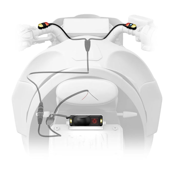 Garmin Zumo R1 Motorcycle Rearview and Blind Spot Radar with Audio Alerts