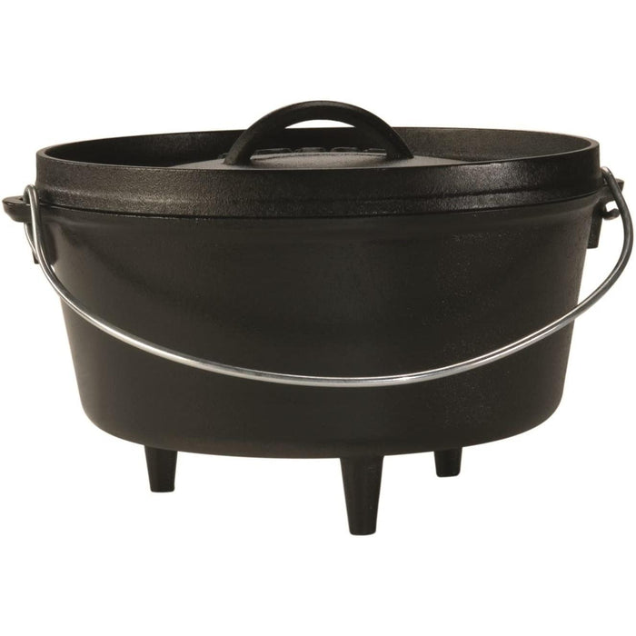 Lodge - 10 Inch / 5 Quart Cast Iron Deep Camp Dutch Oven