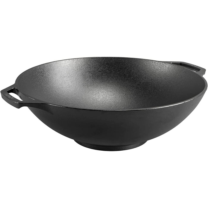 Lodge - 14 Inch Seasoned Cast Iron Wok