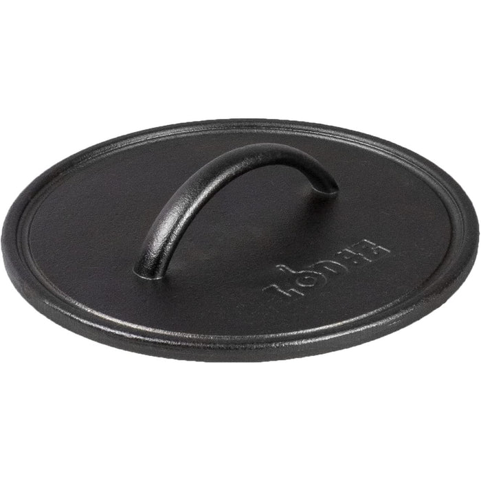 Lodge - 8 Inch Cast Iron Round Flat Grill Press