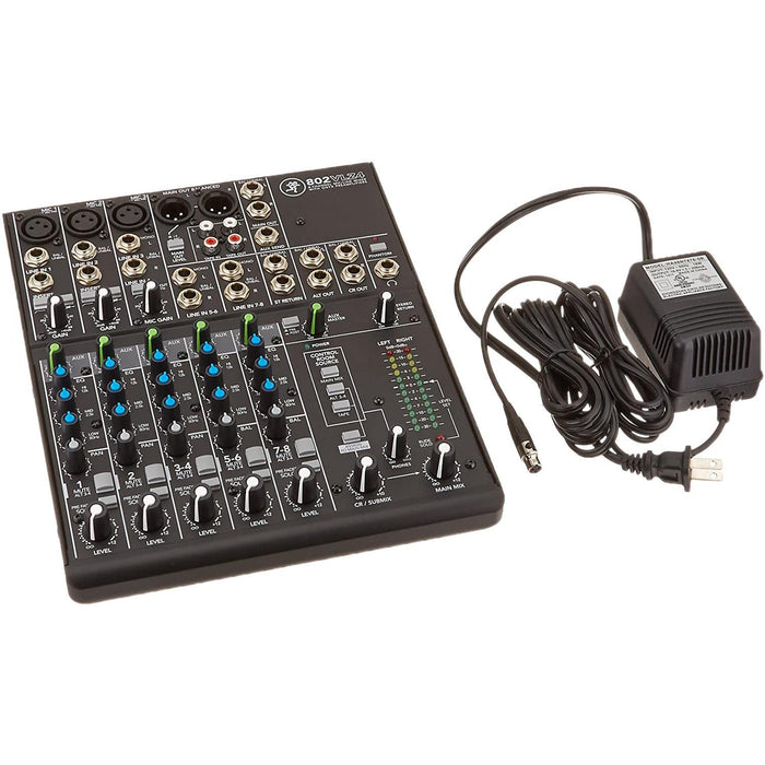 Mackie 802VLZ4 8-Channel Ultra Compact Mixer with 3 Onyx Mic Preamps