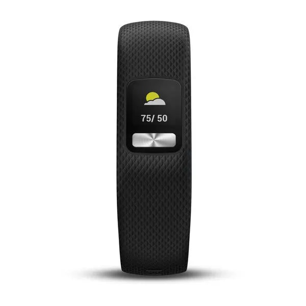 Vivofit 4 Fitness Activity Tracker with Customizable Color Display, Black