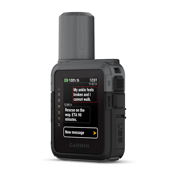 Garmin InReach Mini 3 Compact Global Satellite Communicator with Touchscreen