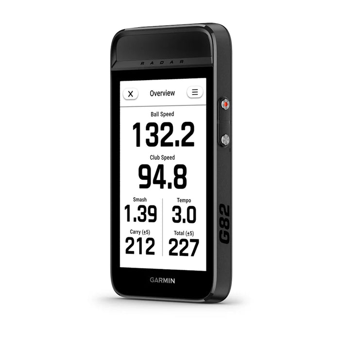 Garmin Approach G82 Launch Monitor and Handheld Golf GPS with 43K Preloaded Courses