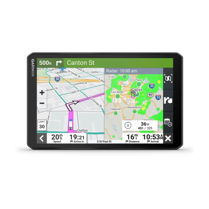 RV 895 GPS Navigator with 8" Easy to Read Display and Birdeye Satellite Imagery