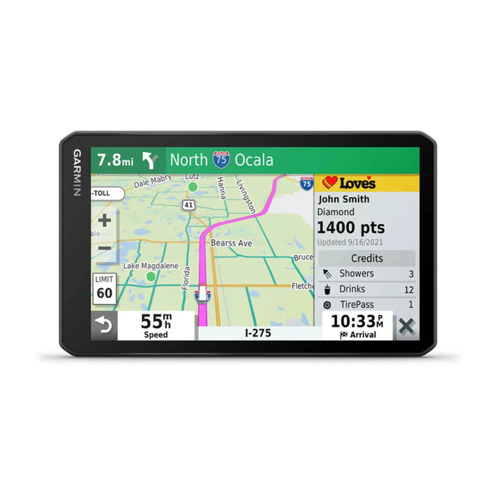 dezl OTR710, 7" GPS Truck Navigator with High-Resolution Satellite Imagery