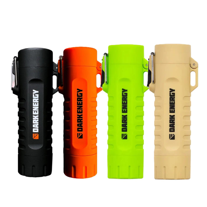 Dark Energy Plasma Lighter with Dual Arch Plasma Emitter | Built-in Flashlight & Waterproof