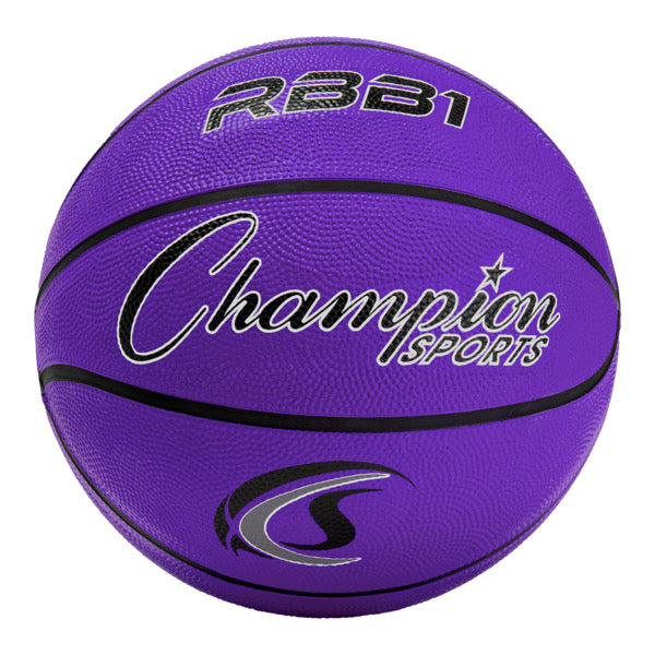 Pro Size 7 Rubber Basketball with Superior Air Retention and Multiple Colors