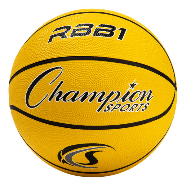 Pro Size 7 Rubber Basketball with Superior Air Retention and Multiple Colors