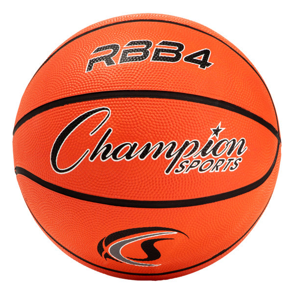 Intermediate Size 6 Rubber Basketball | Recommended for 9-12 Year Old