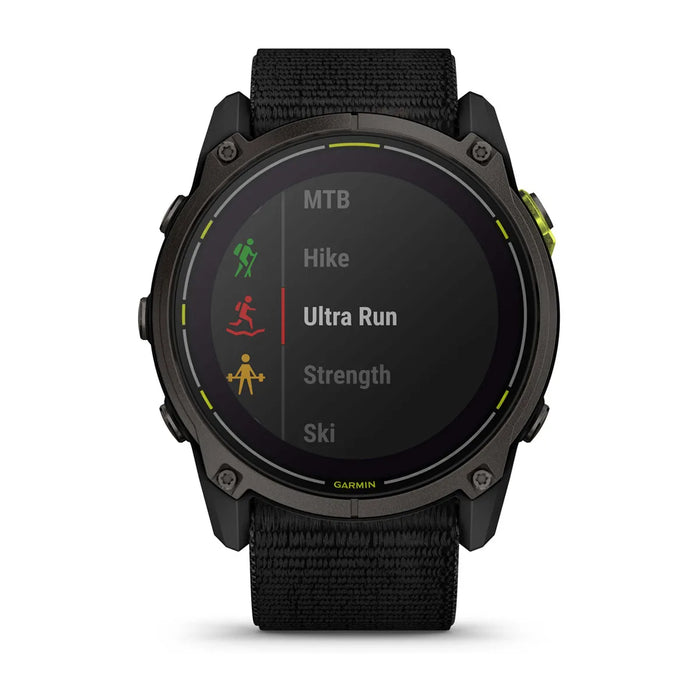 Enduro 3 51MM Ultraperformance GPS Smartwatch with Built-in LED Light and Solar Charging