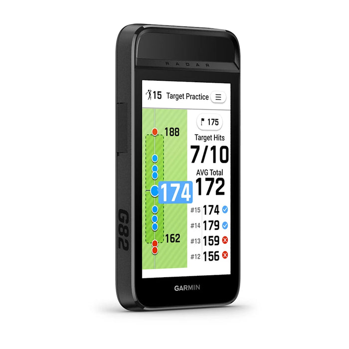 Garmin Approach G82 Launch Monitor and Handheld Golf GPS with 43K Preloaded Courses