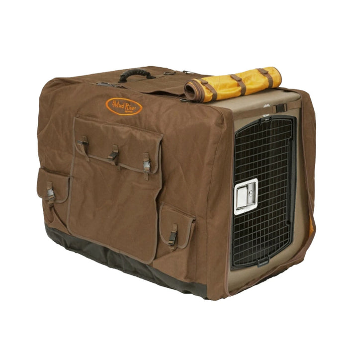 Mud River Dixie Insulated Utility Kennel Cover For Dakota 283 Crates, Brown