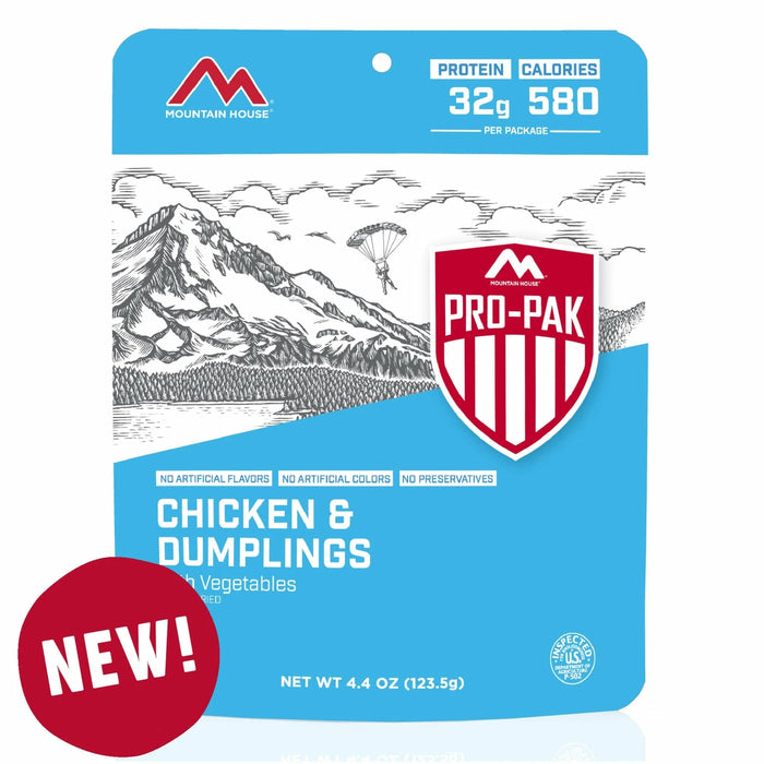 Mountain House Pro-Pak | High Protein Freeze Dried Backpacking & Camping Food
