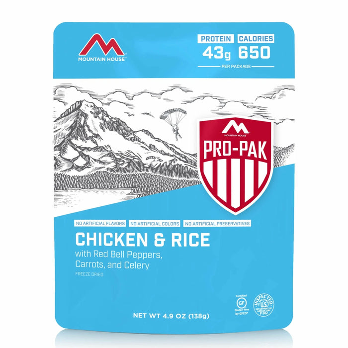 Mountain House Pro-Pak | High Protein Freeze Dried Backpacking & Camping Food