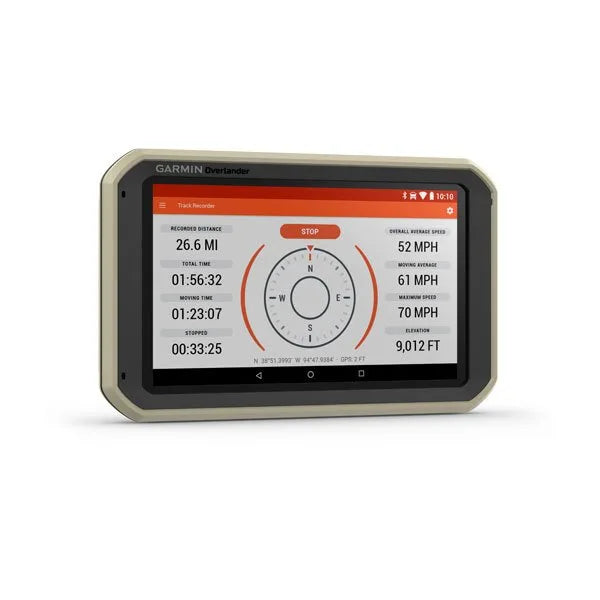 Overlander 7" Rugged Multipurpose Off-Grid Navigator with Color Touchscreen