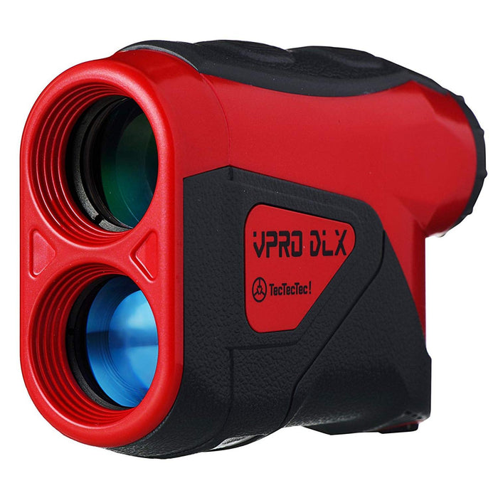 TecTecTec VPRO DLX Deluxe Golf Rangefinder, Red