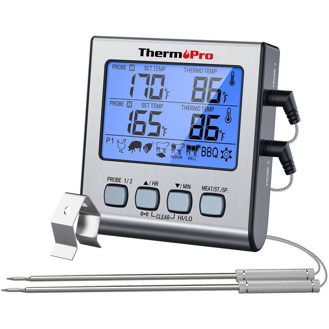 ThermoPro TP17 Digital Meat Thermometer with Dual Probes — Certified Brands