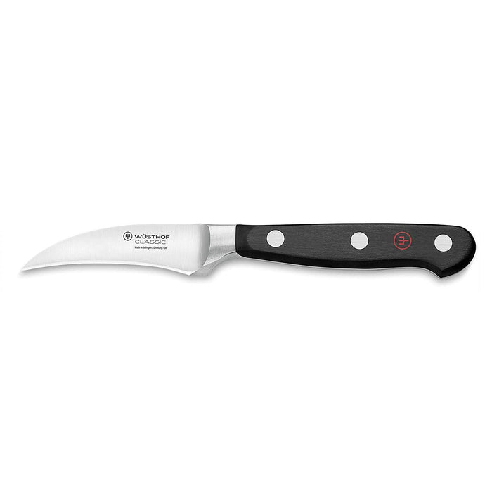 Classic 2 3/4" Stainless Steel Peeling Knife, Black