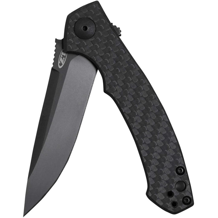 Zero Tolerance - Carbon Fiber Folding Pocket Knife 3.25" Drop Point Steel Blade