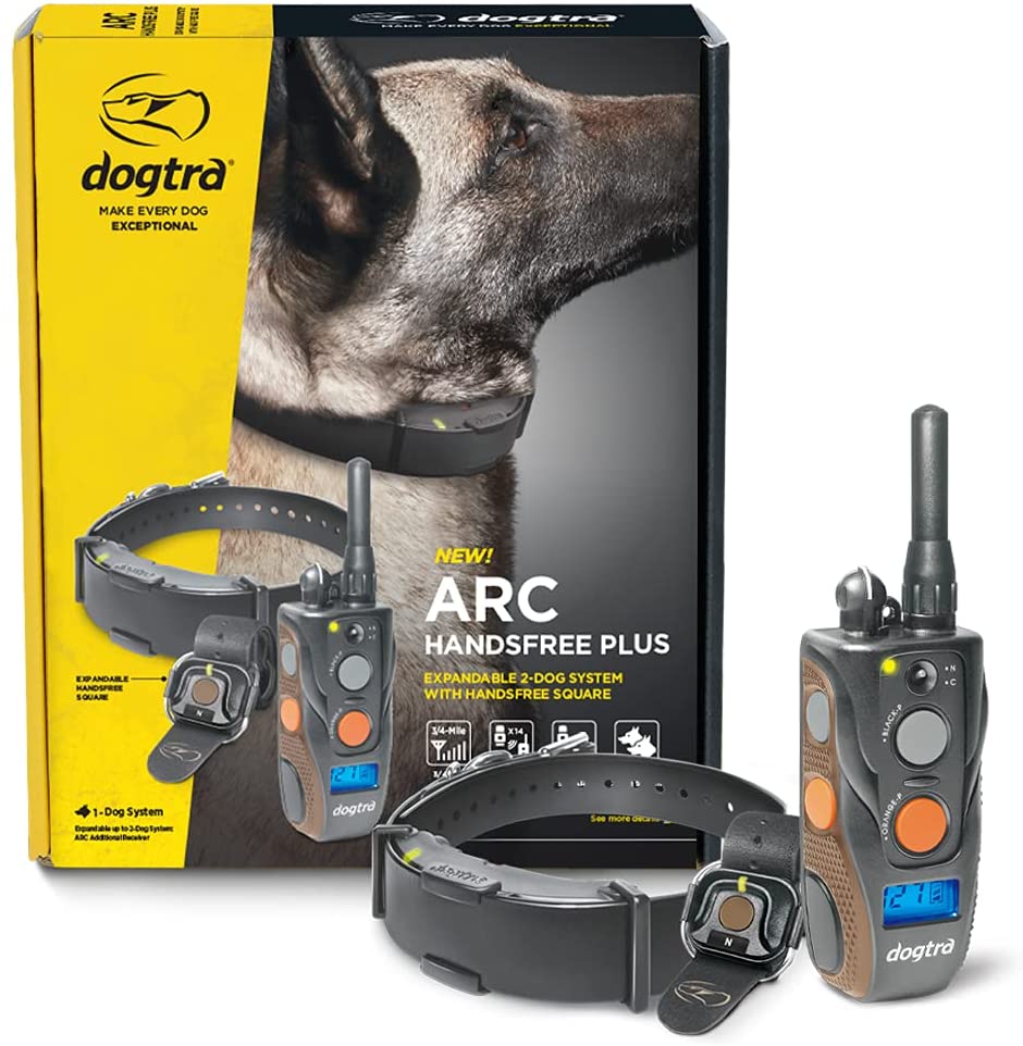Dogtra - ARC HANDSFREE PLUS Slim Ergonomic 3/4-Mile Remote Dog Training E-Collar with HANDSFREE for Discreet and Precise Control