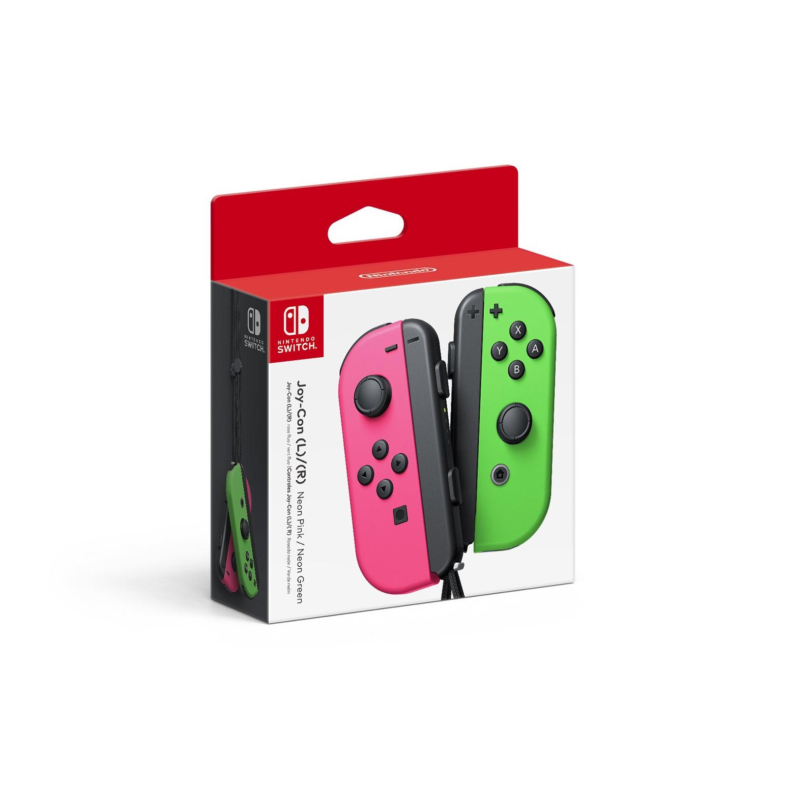 Nintendo - Joy-Con (L)/(R) - Neon Pink/Neon Green