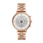 Fossil Women's 42MM Charter HR Heart Rate Rose Gold Stainless Steel Hybrid HR Smart Watch