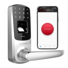 Ultraloq - Smart Lock 5-in-1 Keyless Entry Electronic Door Handle, Satin Nickel
