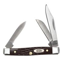 Case Knives - SparXX™ Standard Jig White Synthetic Medium Stockman Sloped Bolster