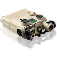 Steiner Optics - Civilian eOptics - DBAL-A3 Dual Beam Aiming Laser Advanced General-Purpose Multi-Function Laser Sight with Visible and IR Beams and Infrared LED Illuminator, Green Laser, Desert Sand