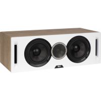 ELAC - Debut Reference 5.25" Center Speaker, White Baffle, Oak Cabinet 