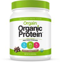Orgain - Organic Vegan, Non-GMO Plant Based Protein Powder - Creamy Chocolate Fudge (1.02 LB)