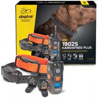 Dogtra - 1902S HANDSFREE PLUS E-Collar Training System for 2 Dogs - 3/4 Mile Fully Waterproof Remote Trainer Collar