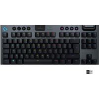 Logitech - G915 TKL Tenkeyless LIGHTSPEED Wireless RGB Mechanical Gaming Keyboard (Carbon) - Clicky GL Switch