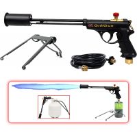 GRILLBLAZER - Handheld Culinary Grill Torch/Lighter, PRO BBQ Blowtorch with Hose