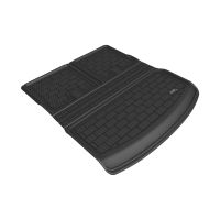 3D MAXpider - All-Weather Third Row Seat Back Cover & Trunk Mat for Tesla Model Y 7-Seat 2021 Premium Custom Fit Cargo Liner
