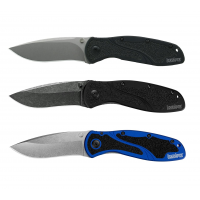 Kershaw - Blur Stonewashed - SpeedSafe Assisted Opening Pocket Knife 